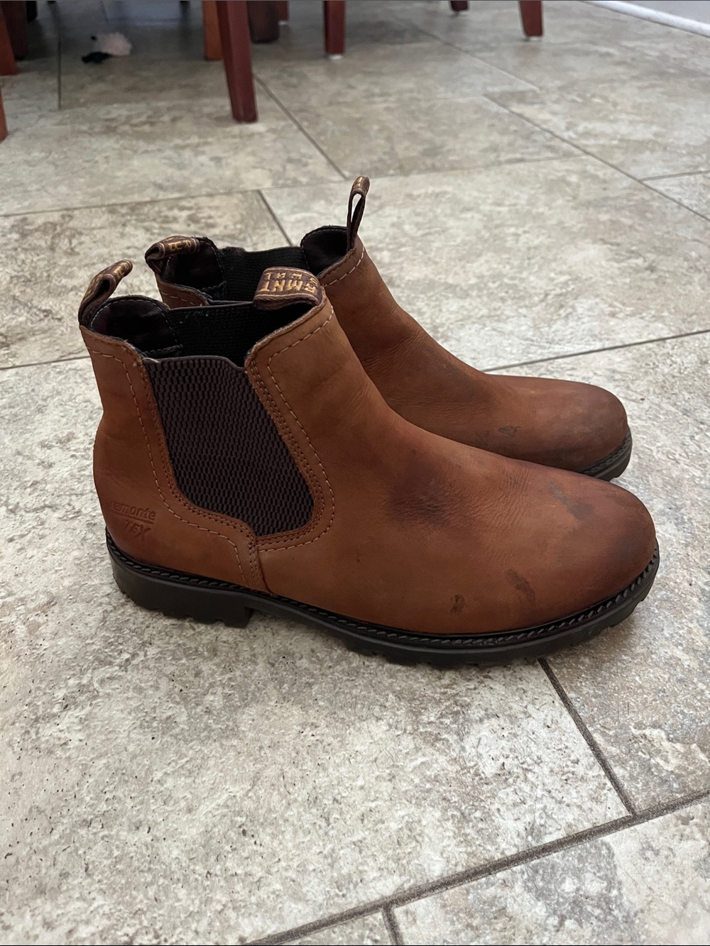 Remonte Tex Brown Leather Ankle Boots